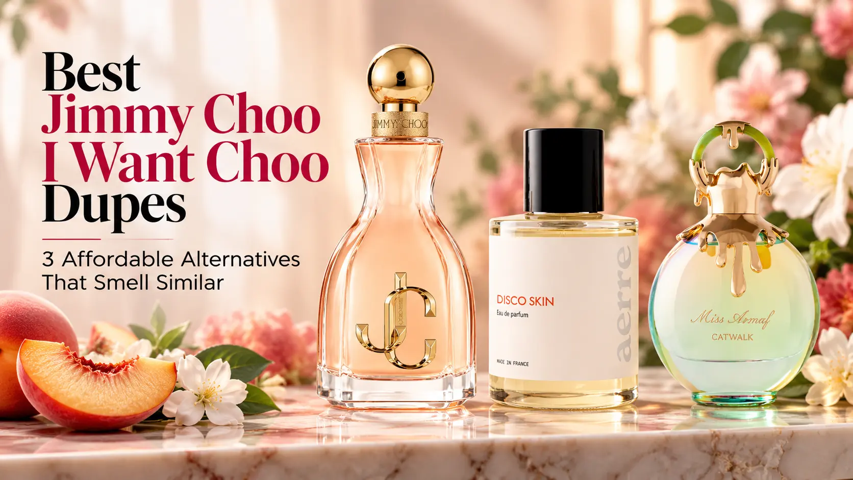 Jimmy Choo I Want Choo with affordable perfume alternatives